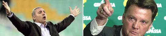 Stoichkov y Van Gaal Stoichkov y Van Gaal