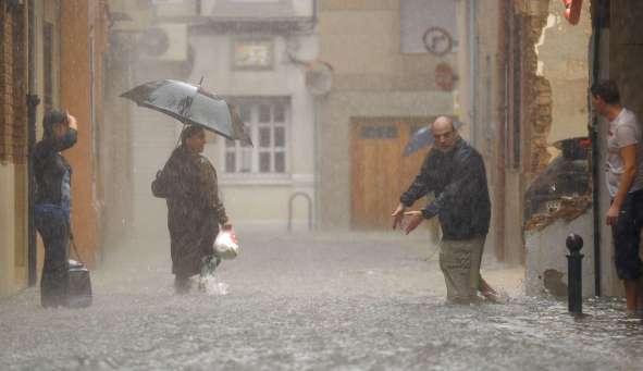 Un brutal diluvio ha inundado Sueca Un brutal diluvio ha inundado Sueca