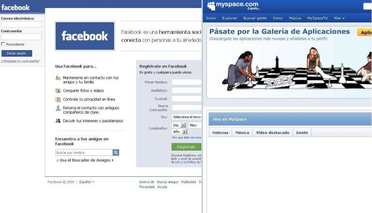 Facebook/Myspace Facebook/Myspace
