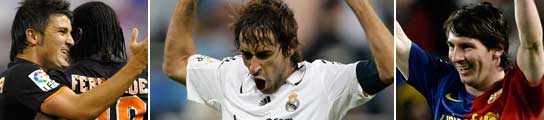 Villa y Fernándes, Raúl y Messi Villa y Fernándes, Raúl y Messi