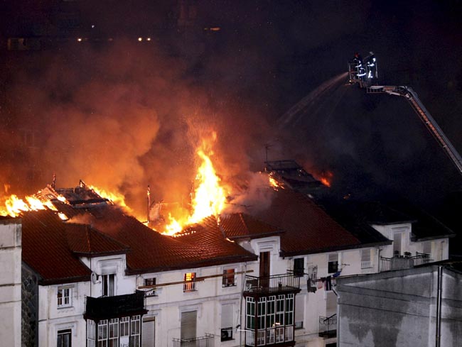 Incendio en Santander Incendio en Santander