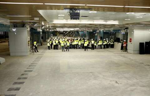 La estación de Moncloa, en obras La estación de Moncloa, en obras