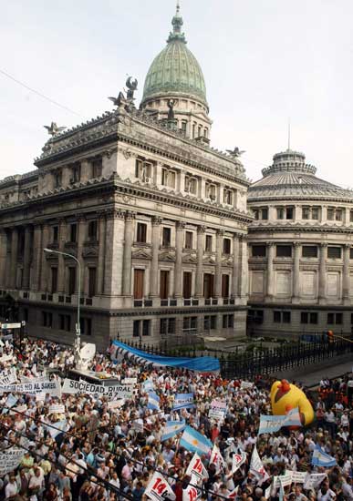 Protesta en Argentina Protesta en Argentina