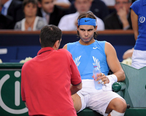 Rafa Nadal, lesionado Rafa Nadal, lesionado