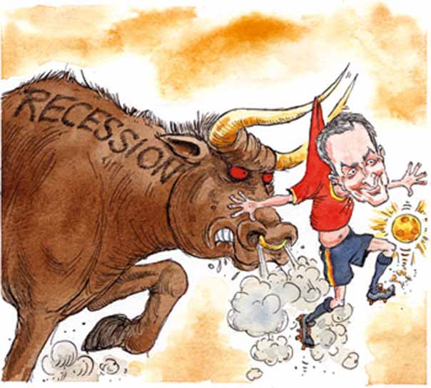 Parodia de 'The Economist' sobre la crisis económica en España Parodia de 'The Economist' sobre la crisis económica en España