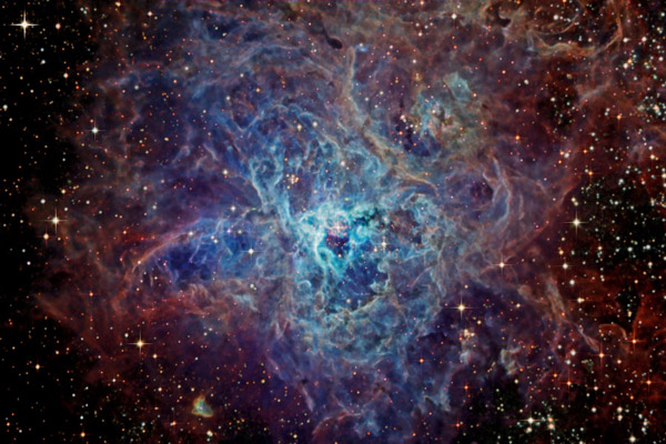 La tela cósmica de la nebulosa de la Tarántula La tela cósmica de la nebulosa de la Tarántula