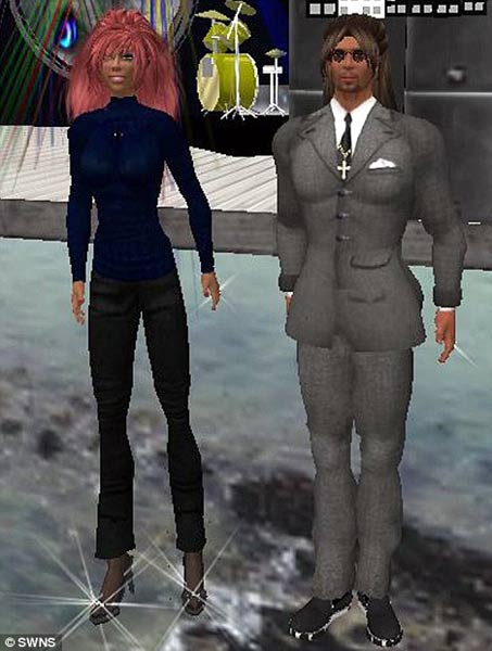 La pareja ya ha celebrado su boda virtual. La pareja ya ha celebrado su boda virtual.