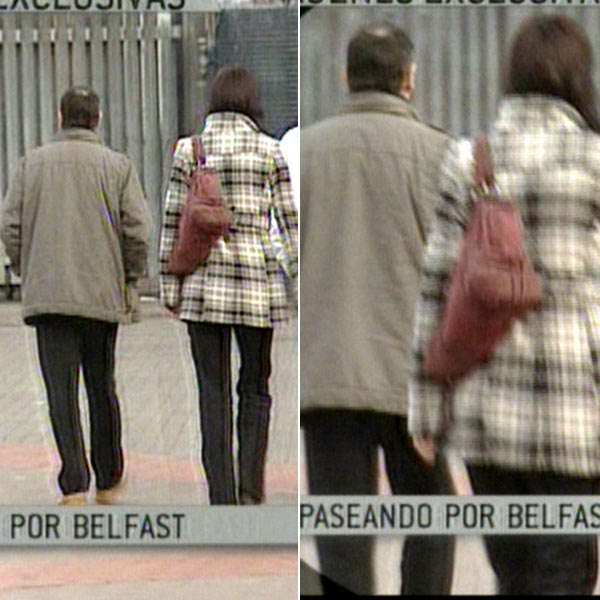 De Juana Chaos, paseando con su pareja en Belfast De Juana Chaos, paseando con su pareja en Belfast