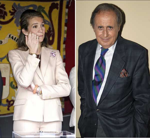 La infanta Elena y Jaime Peñafiel La infanta Elena y Jaime Peñafiel