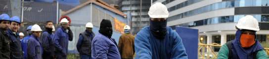 Una de las últimas protestas de los trabajadores
