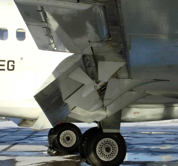'Flaps' de un avión 'Flaps' de un avión