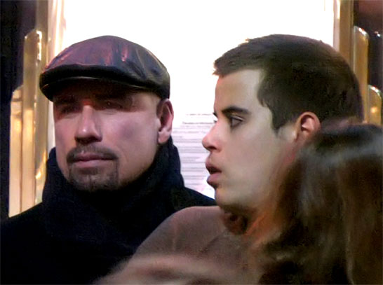John Travolta y su hijo John Travolta y su hijo