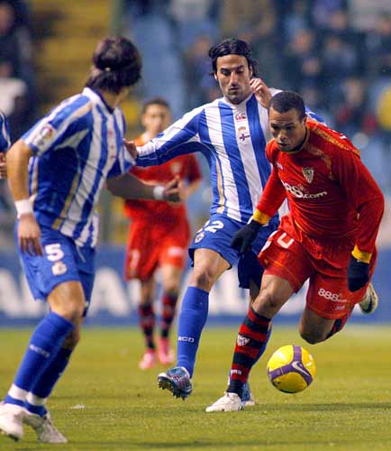 Luis Fabiano, Juan Rodríguez y Zé Castro Luis Fabiano, Juan Rodríguez y Zé Castro