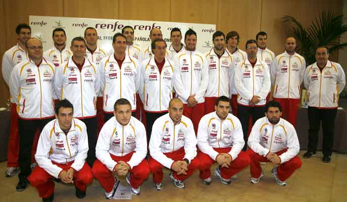 La selección española de balonmano La selección española de balonmano