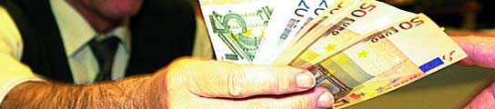 Billetes de euro. Billetes de euro.