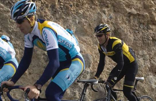 Chechu Rubiera, con Lance Armstrong Chechu Rubiera, con Lance Armstrong