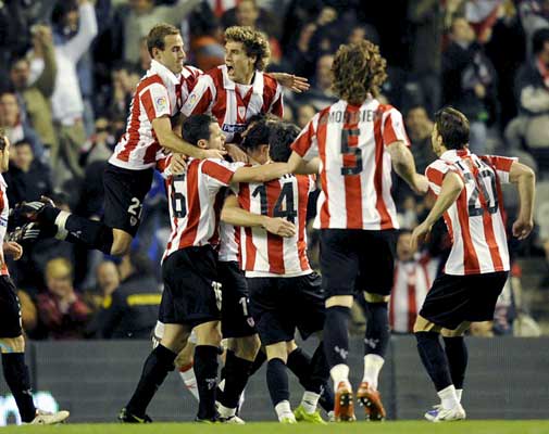 Los jugadores del Athletic Los jugadores del Athletic