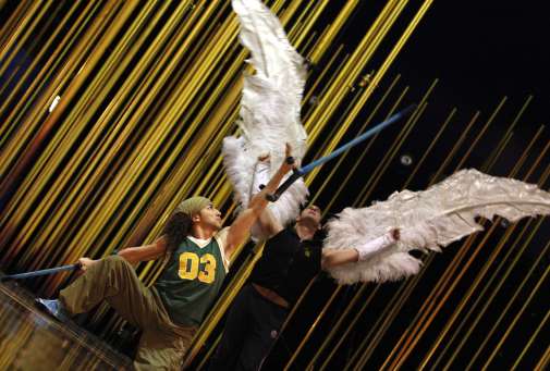 Ensayos de 'Varekai' en Sevilla Ensayos de 'Varekai' en Sevilla