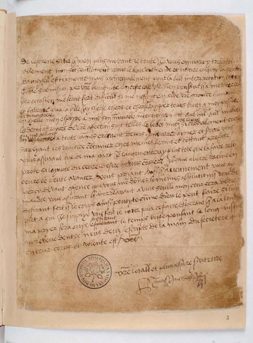 Carta Enrique VIII Carta Enrique VIII