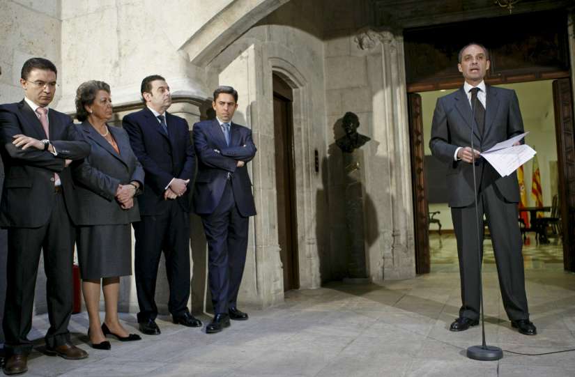 Comparecencia de Francisco Camps. Comparecencia de Francisco Camps.