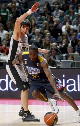 Ricky Rubio del Joventut y Brewer de Estudiantes Ricky Rubio del Joventut y Brewer de Estudiantes