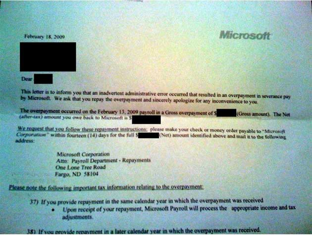 Carta de Microsoft Carta de Microsoft