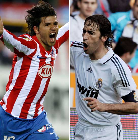 Kun Agüero y Raúl Kun Agüero y Raúl