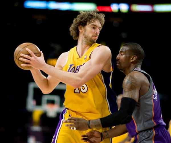 Amare Stoudemire y Pau Gasol Amare Stoudemire y Pau Gasol