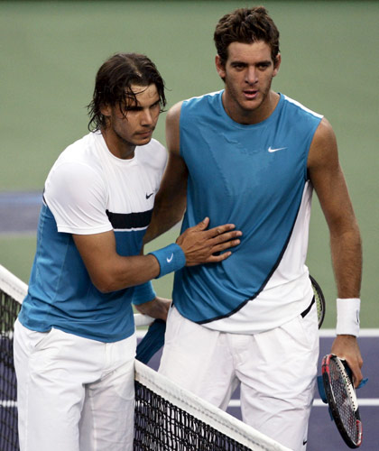 Nadal y Del Potro Nadal y Del Potro