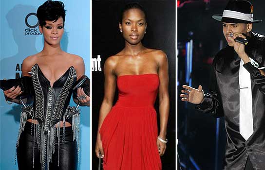 Rihanna, Ellie y Brown Rihanna, Ellie y Brown