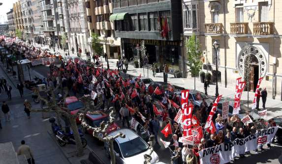 Manifestación contra los ERE Manifestación contra los ERE