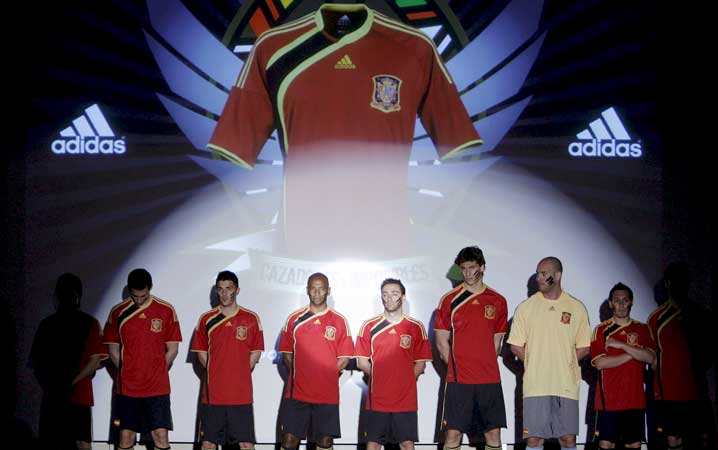 Los jugadores de la selección española Los jugadores de la selección española