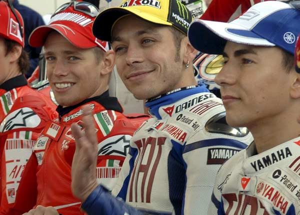 Rossi, Lorenzo y Stoner Rossi, Lorenzo y Stoner