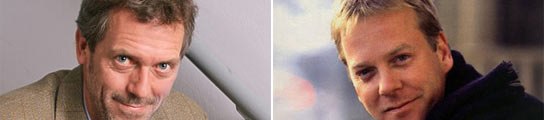 Kiefer Sutherland y Hugh Laurie Kiefer Sutherland y Hugh Laurie