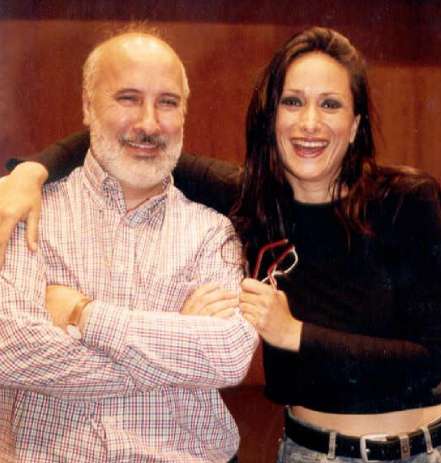 Nacho Morán, junto a la cantante Ángeles Blancas Nacho Morán, junto a la cantante Ángeles Blancas