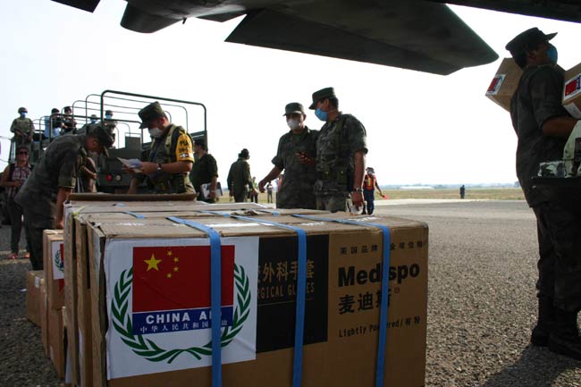 Ayuda china a México Ayuda china a México