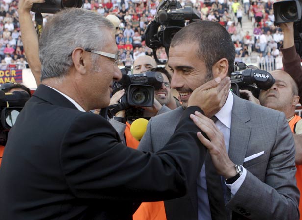 Gregorio Manzano y Pep Guardiola, Gregorio Manzano y Pep Guardiola,