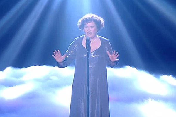 Asistencia para Susan Boyle antes de la final Asistencia para Susan Boyle antes de la final