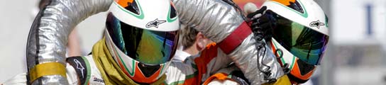 El equipo mecánico de Force India
