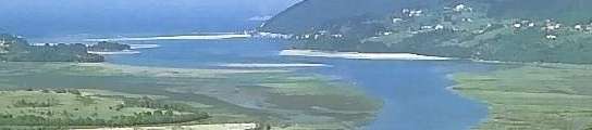 Vista de pájaro de Urdaibai.