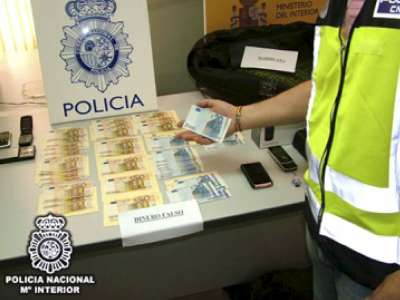 Billetes falsos incautados por la Policía Nacional Billetes falsos incautados por la Policía Nacional