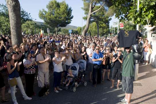 Concentración contra ETA en Mallorca Concentración contra ETA en Mallorca