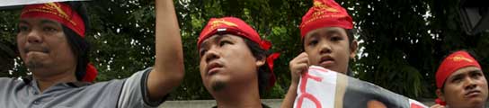 Manifestación por Aung San Suu Kyi