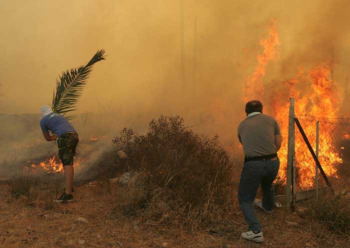 Incendios en Atenas Incendios en Atenas