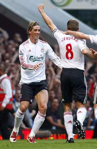 Fernando Torres y Gerrard Fernando Torres y Gerrard