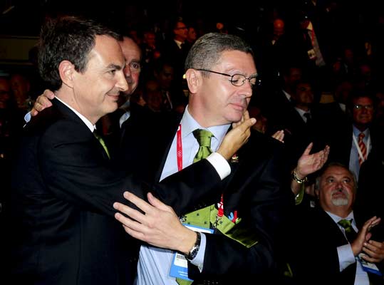 Zapatero y Gallardón Zapatero y Gallardón