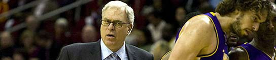 Phil Jackson y Pau Gasol