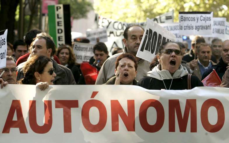 Manifestacion autonomos Manifestacion autonomos