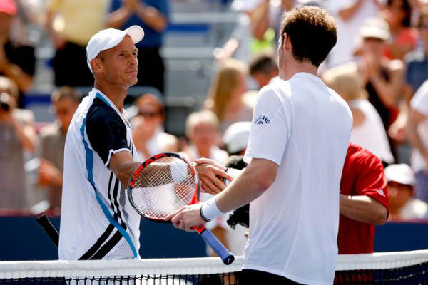 Nikolay Davydenko y Andy Murray Nikolay Davydenko y Andy Murray