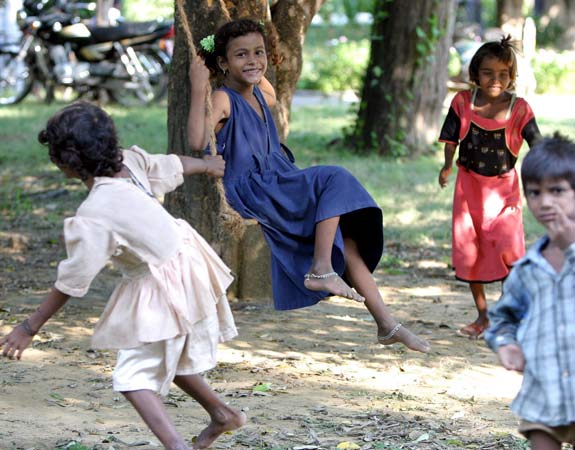 Niños en la India Niños en la India